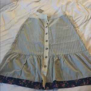 Madewell Denim Project Midi Skirt